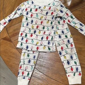 Colorful light bulb Print Pajama Set